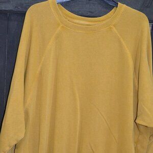 Aerie Large - Long Sleeve Sweatshirt - Mustard